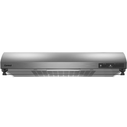 Depurador de Ar Consul 80 cm Inox 5 e 6 bocas silencioso com filtro lavável - CAT80GR Menor preço em Depurador de Ar Consul 80 cm Inox 5 e 6 bocas silencioso com filtro lavável - CAT80GR