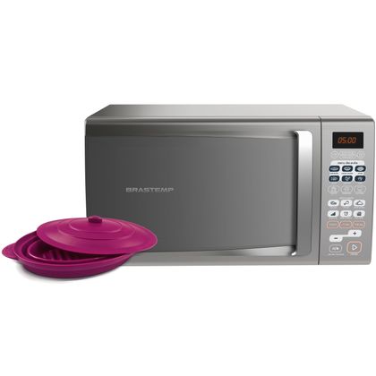 Micro-ondas Brastemp 30 Litros cor Inox com Menu Descongelar - BMA30AF - Outlet - 220V Menor preço em Micro-ondas Brastemp 30 Litros cor Inox com Menu Descongelar - BMA30AF - Outlet - 220V
