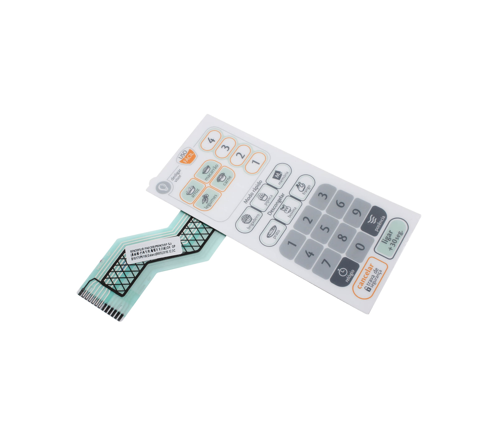 Membrana Eletrônica Para Microondas Consul - W10313525 W10313525