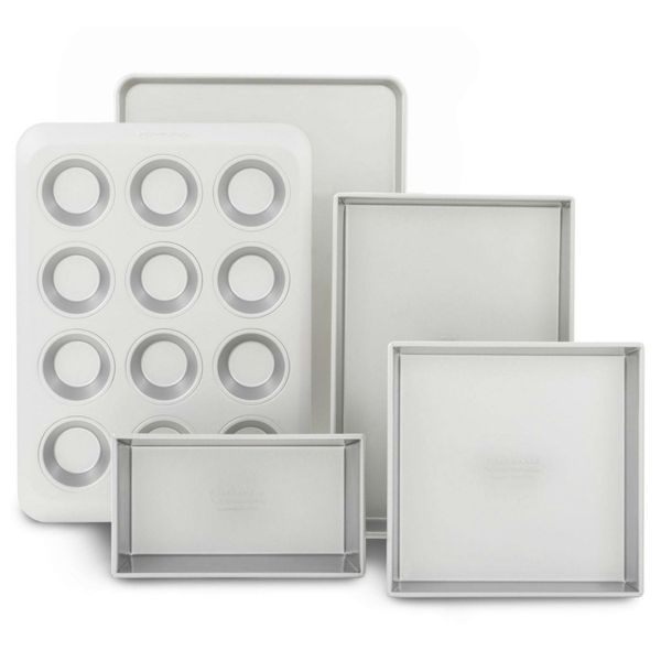 Conjunto de Formas de Aço Aluminizado KitchenAid Classic 5 peças Chumbo - Outlet KitchenAid