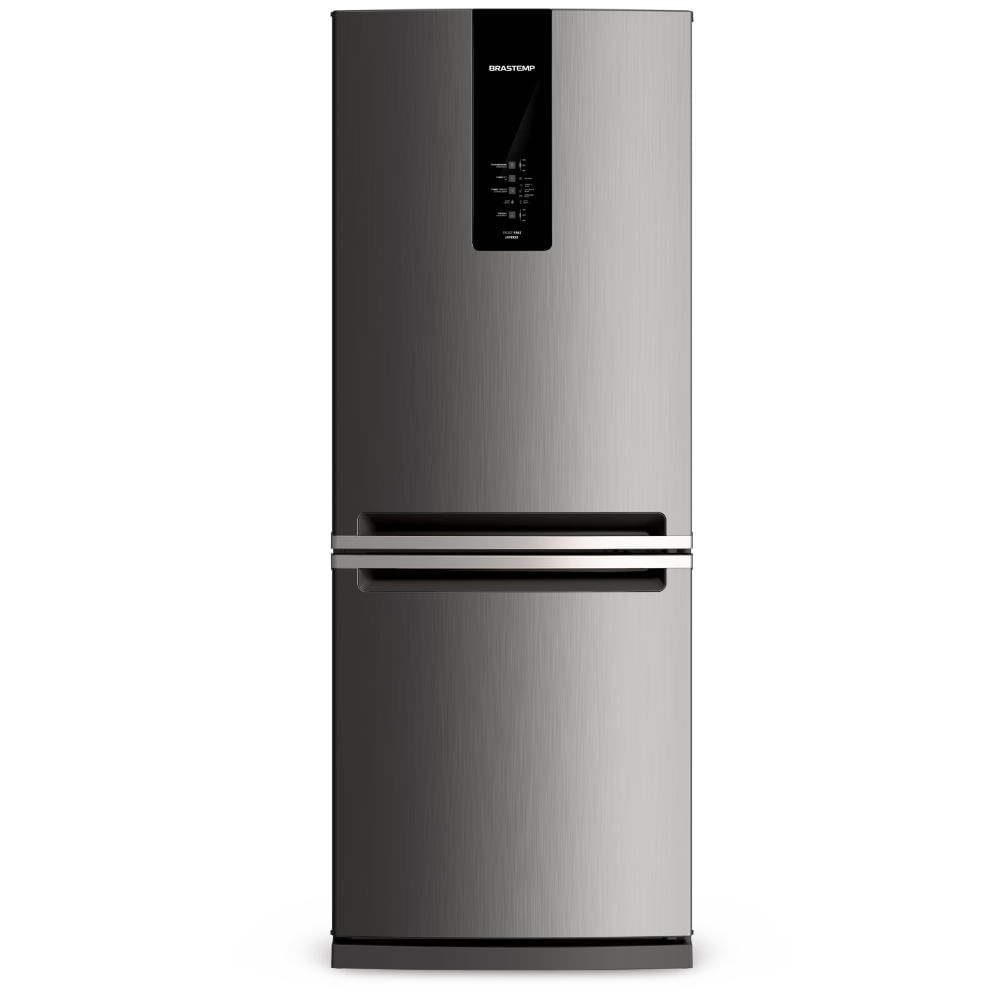 Geladeira Brastemp Frost Free Inverse 443 Litros Cor Inox Com Turbo Ice - Outlet - Bre57ak_Out 110V