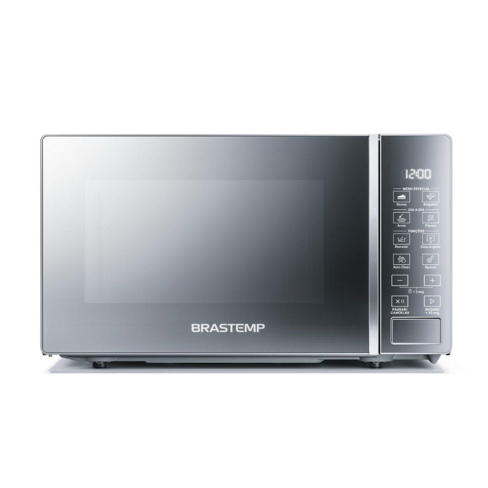 Micro-Ondas Brastemp 20 Litros Cor Inox Espelhado Com Funções Pré-Preparo - Bms20ar 110V