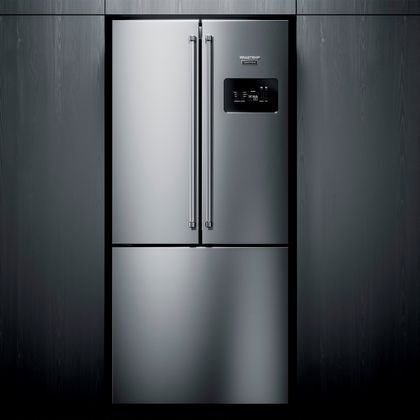 Geladeira/refrigerador 540 Litros 3 Portas Inox Gourmand - Brastemp - 220v - Bro81arbna