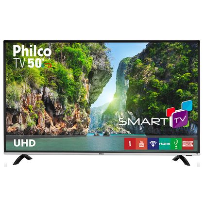 Tv 50" Led Philco 4k - Ultra Hd Smart - Ptv50f60sn