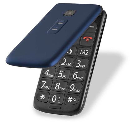 6. Celular Flip Vita Dual Chip MP3 FM Azul – Multilaser