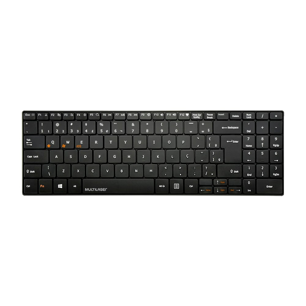 Teclado Bluetooth 3 Em 1 Android, Ios E Windows Multilaser - Tc220 Multilaser