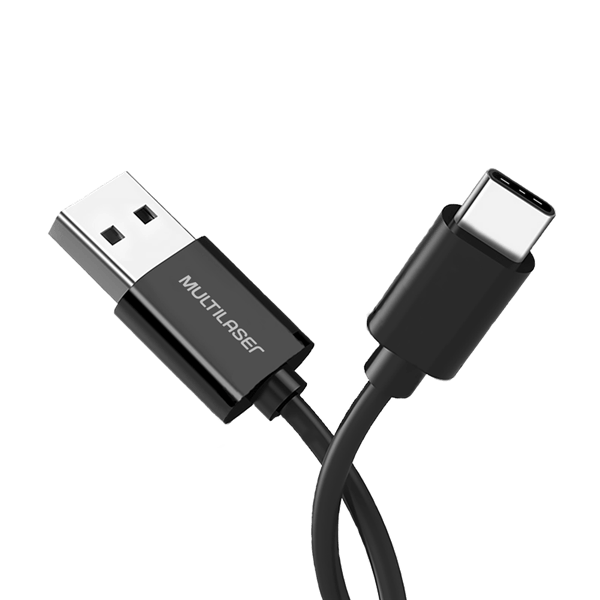 Cabo Usb Type-C Macho X Usb-A Macho 1.2cm Multilaser - Wi349 Multilaser