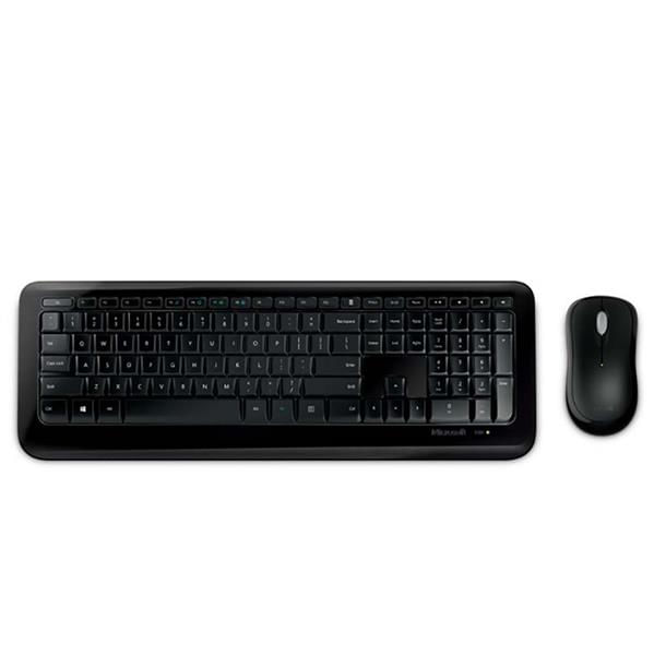 Teclado E Mouse Sem Fio Desktop 850 Usb Preto Microsoft - Py900021