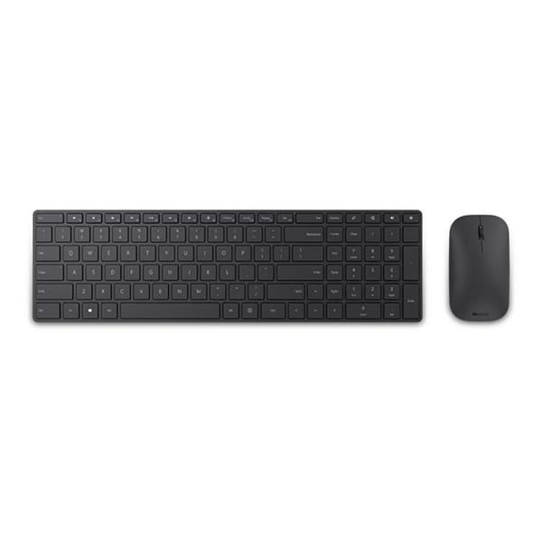 Teclado E Mouse Designer Sem Fio Bluetooth Preto Microsoft - 7N900005