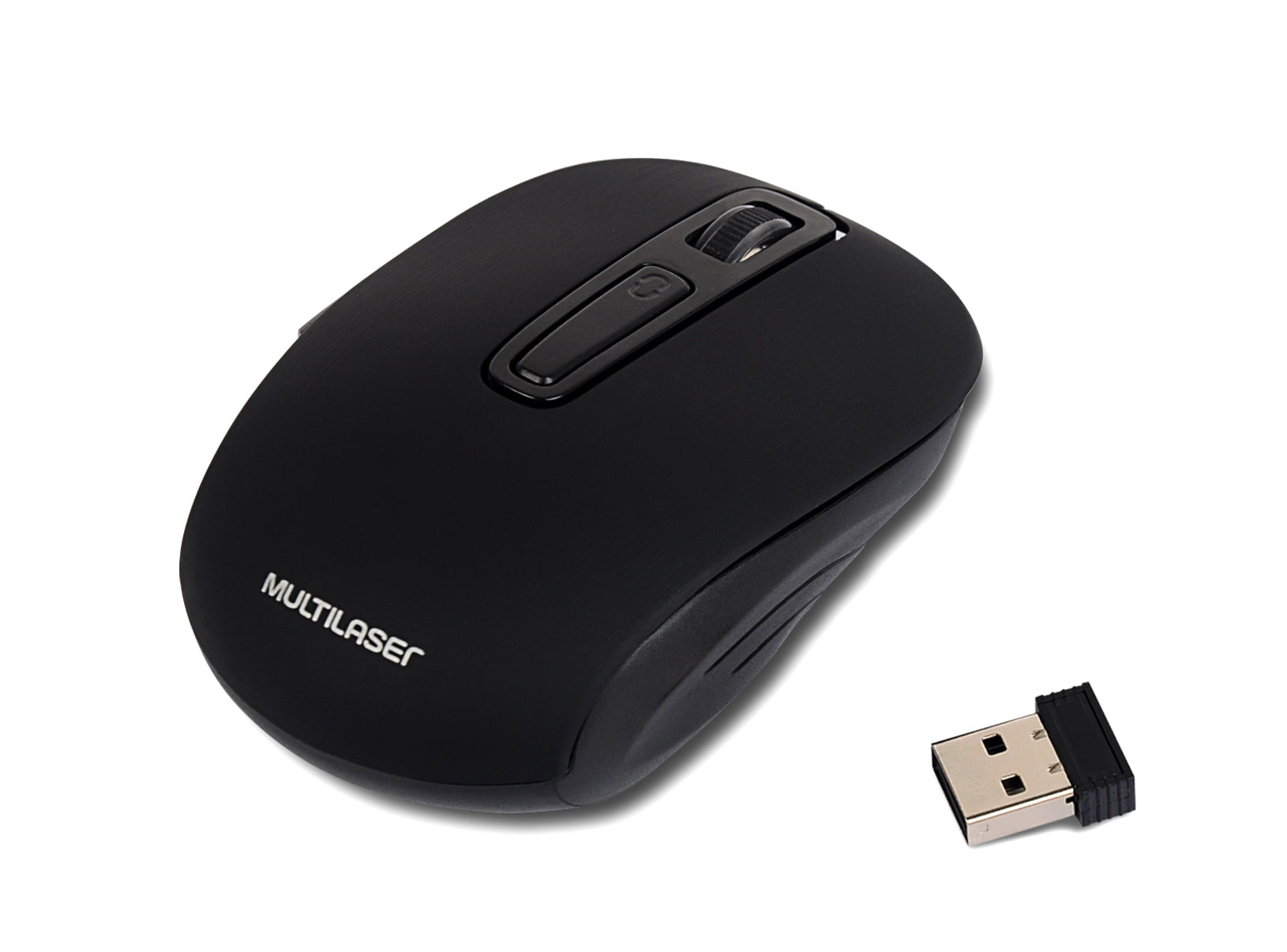 Mouse Sem Fio 2.4 Ghz Litio Preto Multilaser - Mo277 Preto