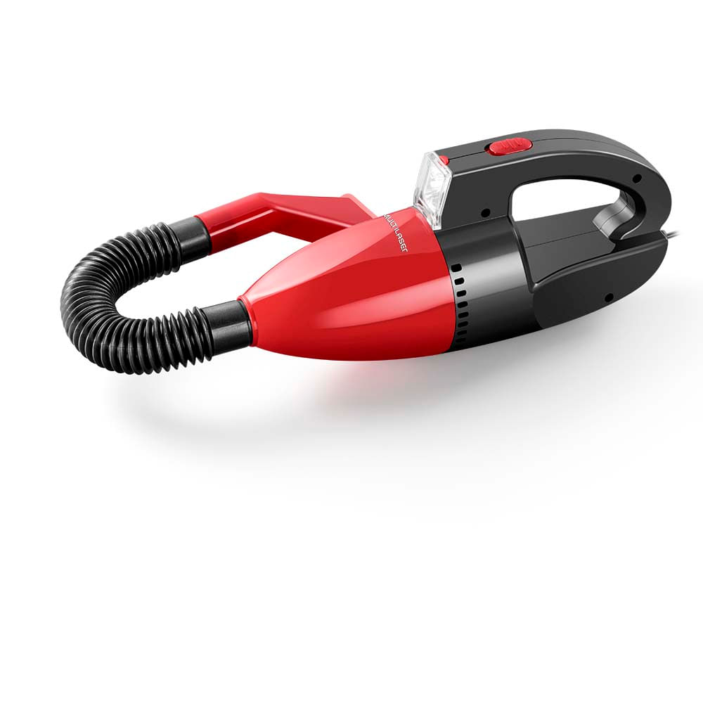 Aspirador De Pó Automotivo 1500Pa 12V 60W Funcao Solido E Liquido Com Mangueira Vermelho Multilaser - Au607 Vermelho