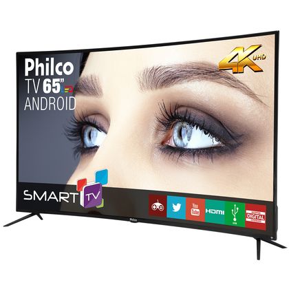 Tv 65" Led Philco 4k - Ultra Hd Smart - Ptv65a16sa