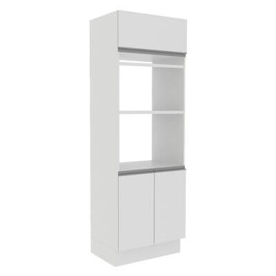 Torre Quente Para 2 Fornos Madesa Glamy 2 Portas E 1 Suspensa Branco Branco