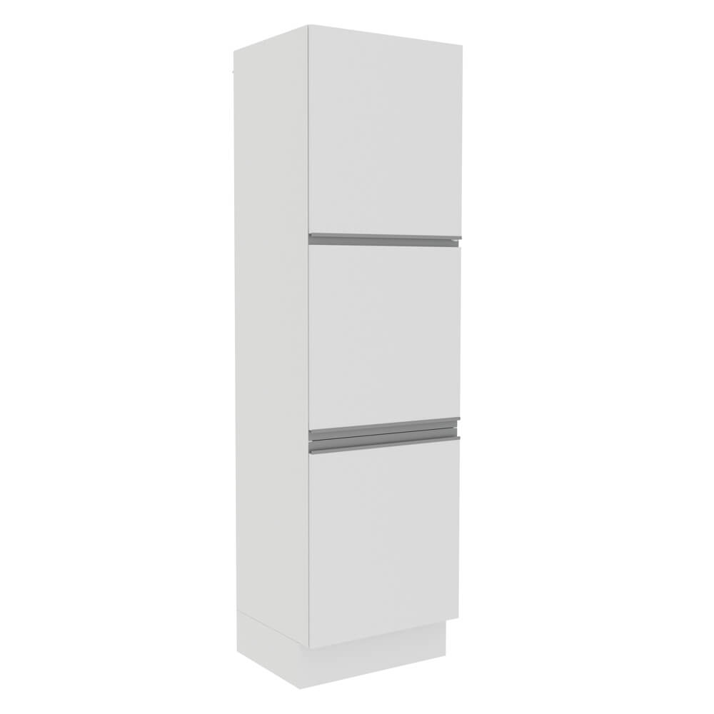 Paneleiro Madesa Glamy 3 Portas Branco Branco