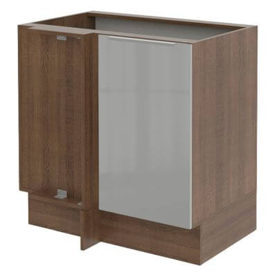 Balcão De Canto Madesa Lux 1 Porta Rustic Marrom
