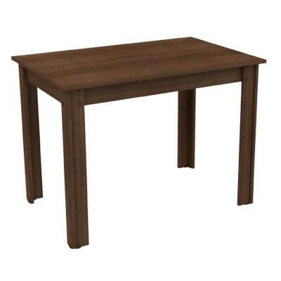 Mesa Madesa Retangular Tampo De Madeira 5258B Rustic Marrom