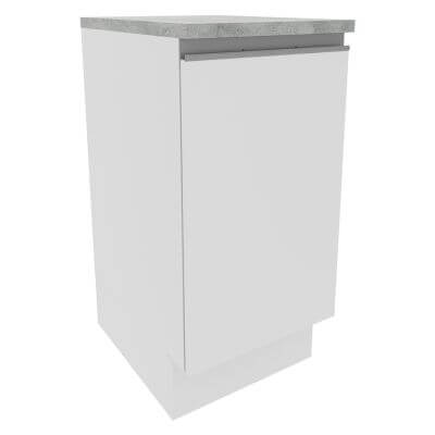 Balcão Madesa Glamy 40 Cm 1 Porta Branco Branco