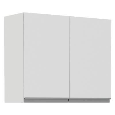 Aéreo Madesa Glamy 2 Portas 80cm Branco Branco