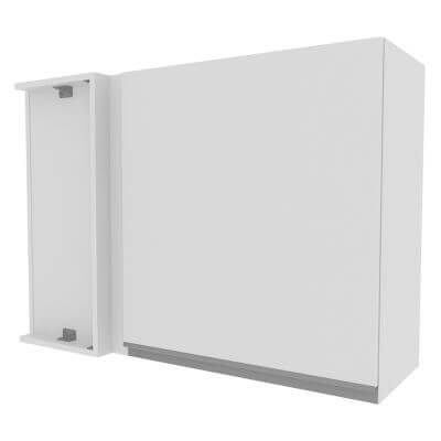 Armário Aéreo De Canto Madesa Glamy 1 Porta - Branco Branco