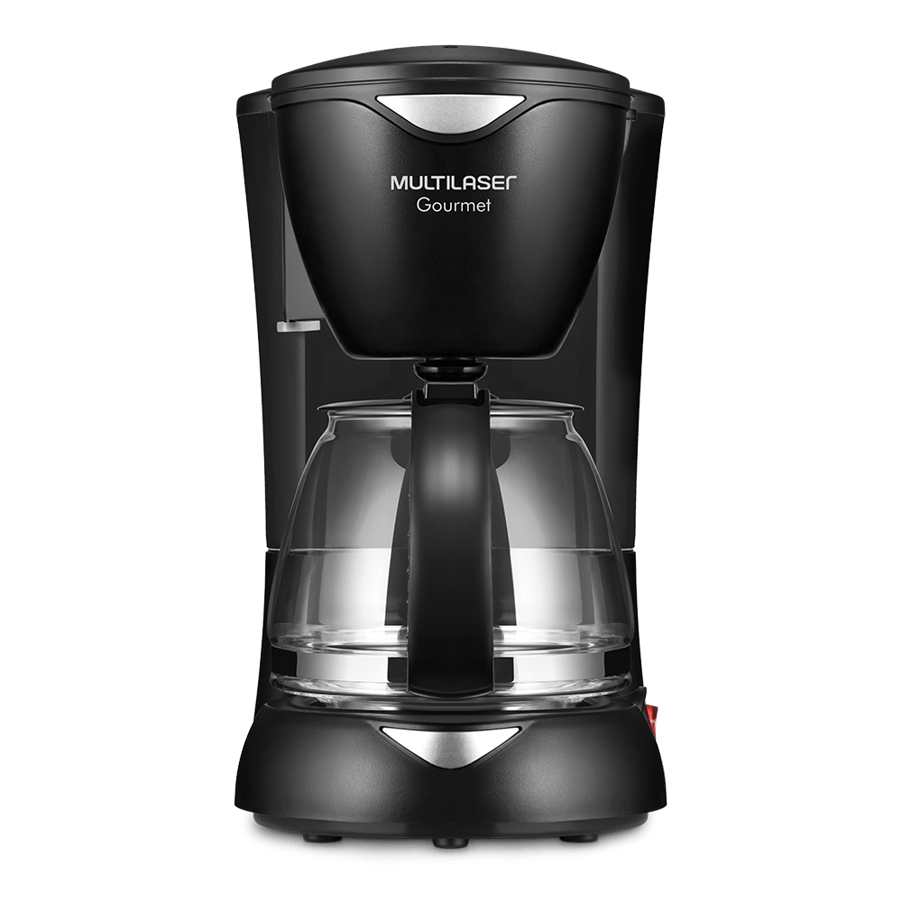 Cafeteira Elétrica Multilaser Gourmet 200W Capacidade De 15 Xícaras + Colher Dosadora + Filtro Permanente Preta - Be02 220V