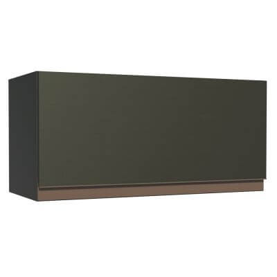 Armário Aéreo Madesa Reims 70 Cm 1 Porta Preto