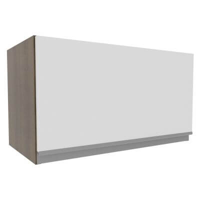 Armário Aéreo Madesa Glamy 60 Cm 1 Porta Basculante Rustic/Branco Marrom