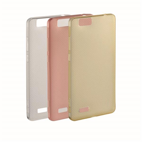 Kit De Capa Protetora Para Smartphone Ms70(P9037) Silicone Dourado/Rose Multilaser - Pr373 Multilaser