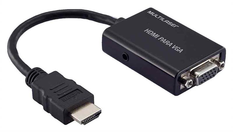 Conversor Hdmi M X Vga F C/ Saida Audio - Wi293 Multilaser