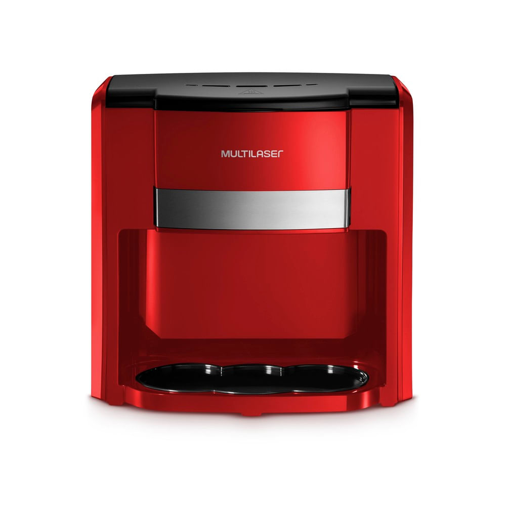 Cafeteira Elétrica Com 450W Capacidade De 2 Xícaras Vermelho Multilaser - Be016 220V