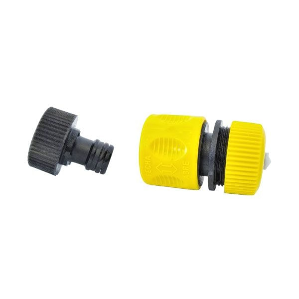 Engate Rápido Com Aqua Stop + Conector Para Mangueira 1/2