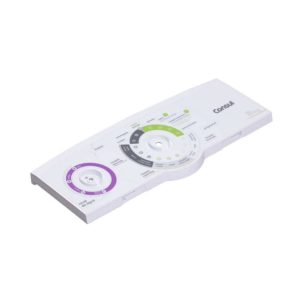 Conjunto Console e Placa de Interface Bivolt para Máquina de Lavar Consul - W10703206