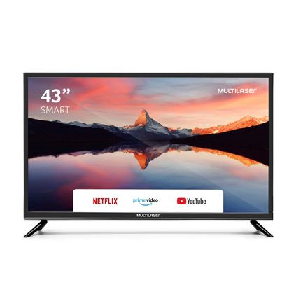 Tela Smart 43 Pol Full HD Multilaser Wi-Fi Integrado + Conversor Digital – TL012 Menor preço em Tela Smart 43 Pol Full HD Multilaser Wi-Fi Integrado + Conversor Digital – TL012