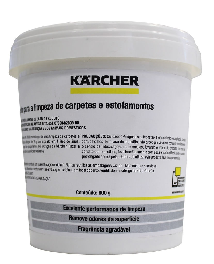 Detergente Em Pó Rm 760 - Ideal Para Extratoras Karcher