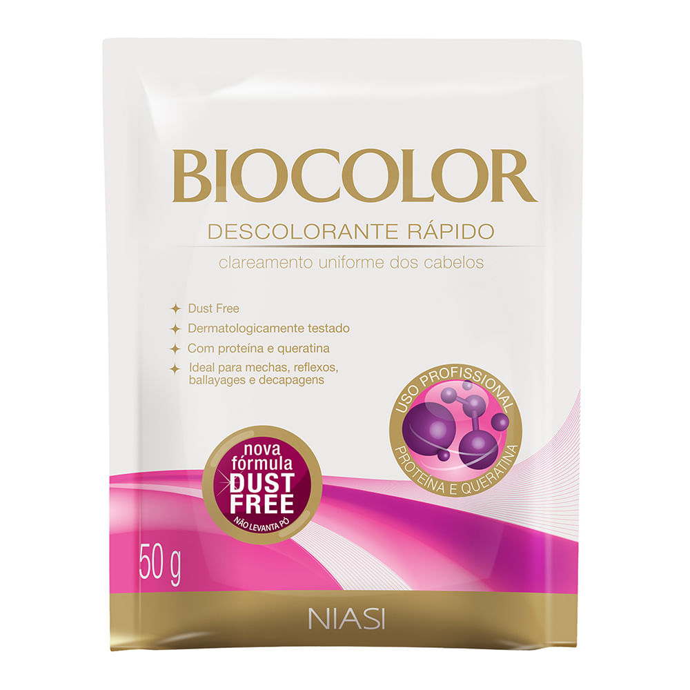 Sachê Descolorante Biocolor Proteína E Queratina 50G