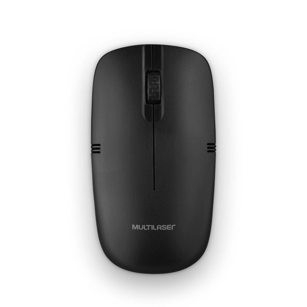 Mouse Sem Fio 2.4Ghz 1200 Dpi Usb Preto - Mo285 Preto