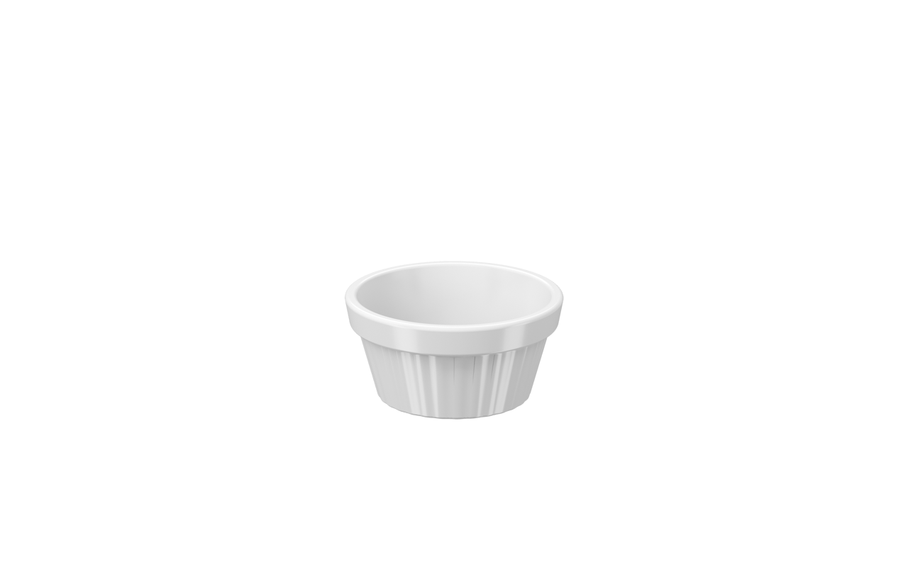 Ramekin 30ml Branco Uno Coza 5,5 X 2,7 Cm