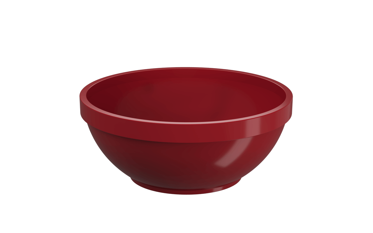 Cumbuca 500ml Vermelho Bold Uno Coza 13,9 X 6,3 Cm Vermelho