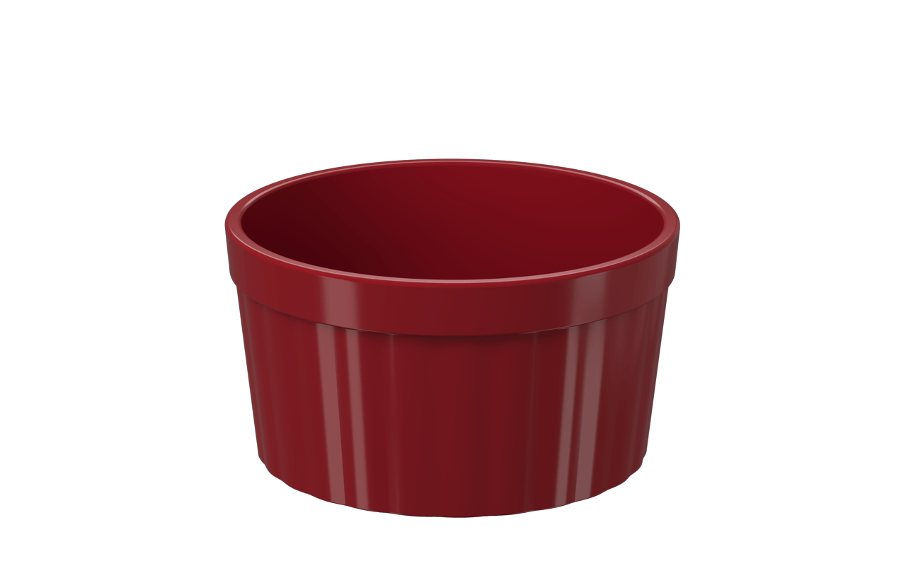 Ramekin 220ml Vermelho Bold Uno Coza 9,7 X 5,2 Cm Vermelho