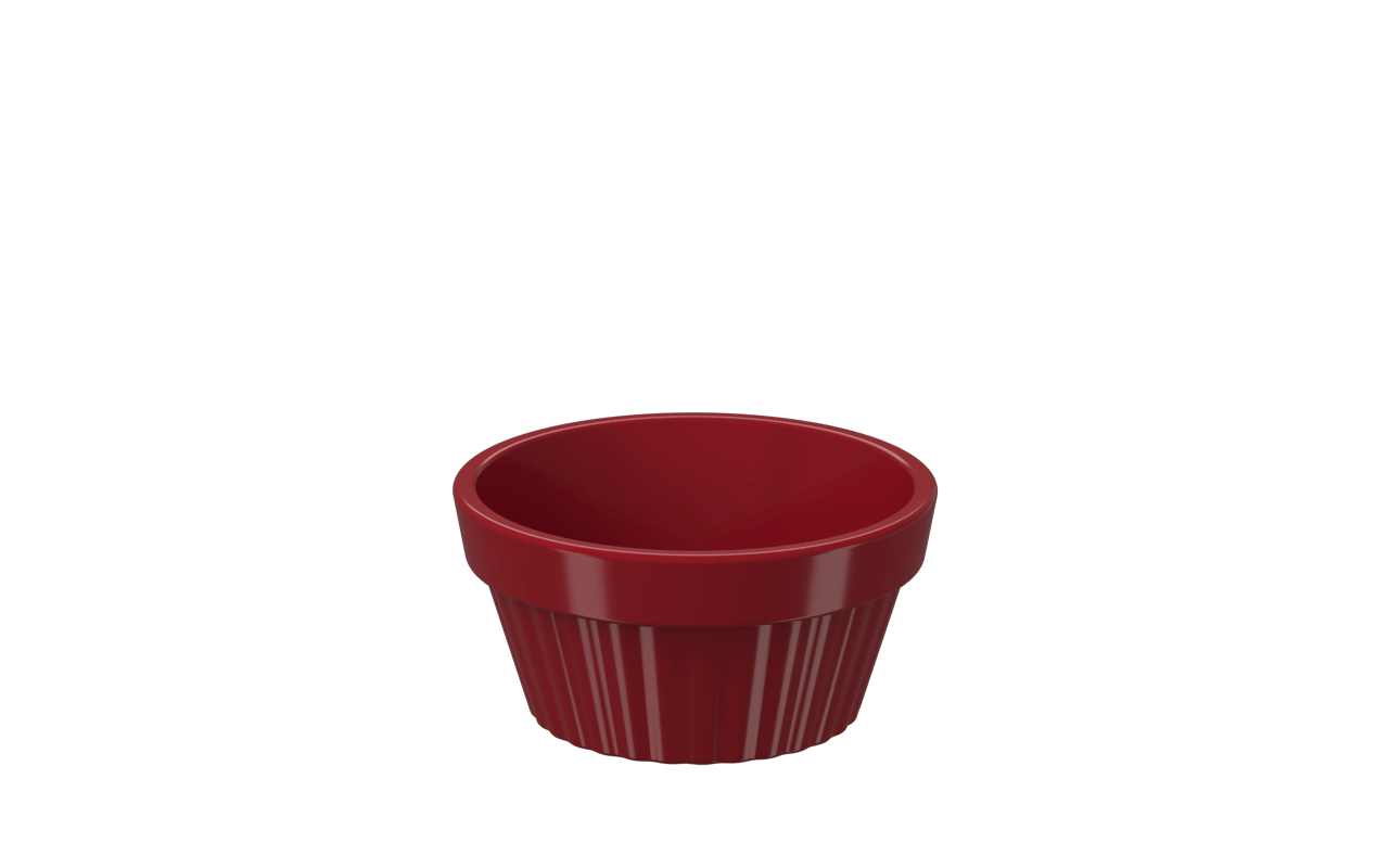 Ramekin 60ml Vermelho Bold Uno Coza 6,8 X 3,4 Cm Vermelho