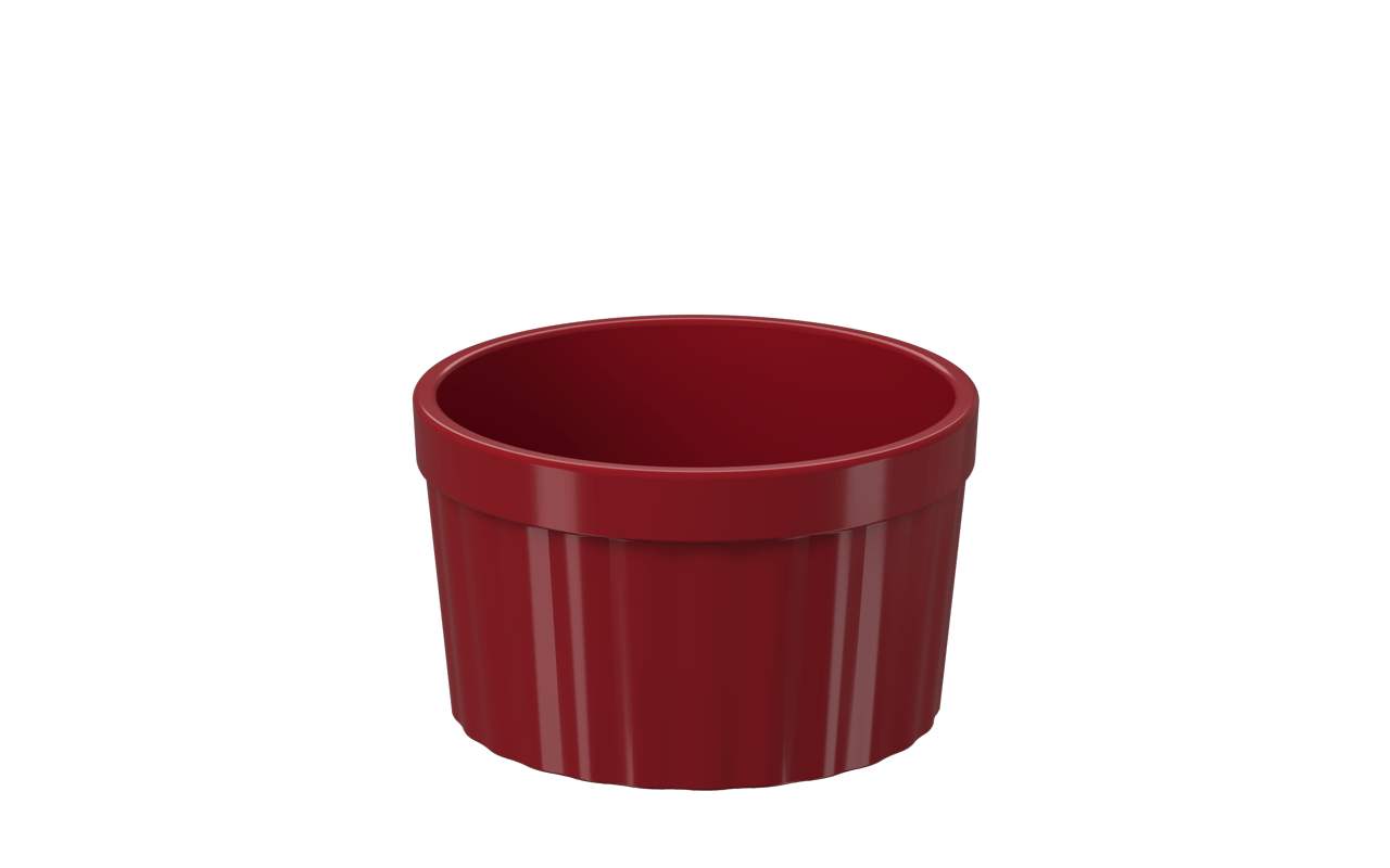 Ramekin 150ml Vermelho Bold Uno Coza 7,9 X 4,7 Cm Vermelho