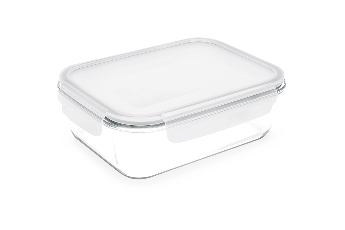 Pote Retangular Hermético Lock&Stock 180 Ml Brinox 12,7X8,9X5 Cm Inox