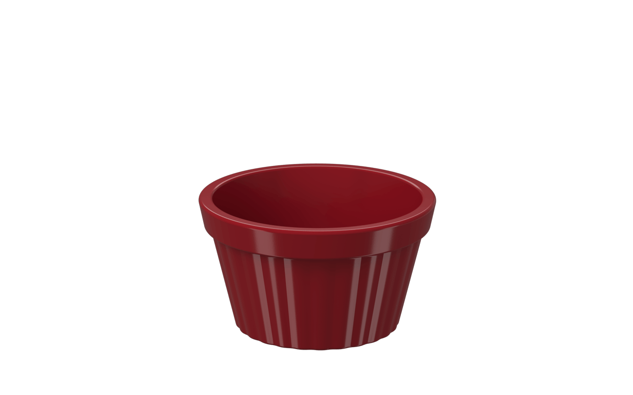 Ramekin 90ml Vermelho Bold Uno Coza 7,3 X 4,1 Cm Vermelho