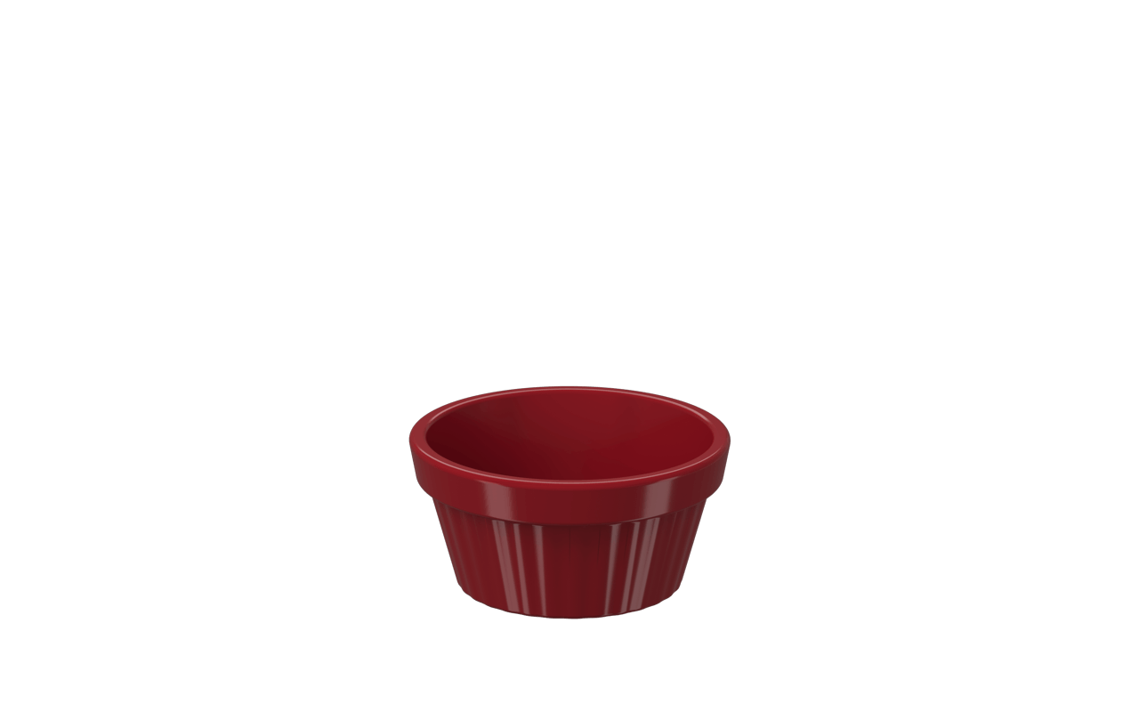 Ramekin 30ml Vermelho Bold Uno Coza 5,5 X 2,7 Cm