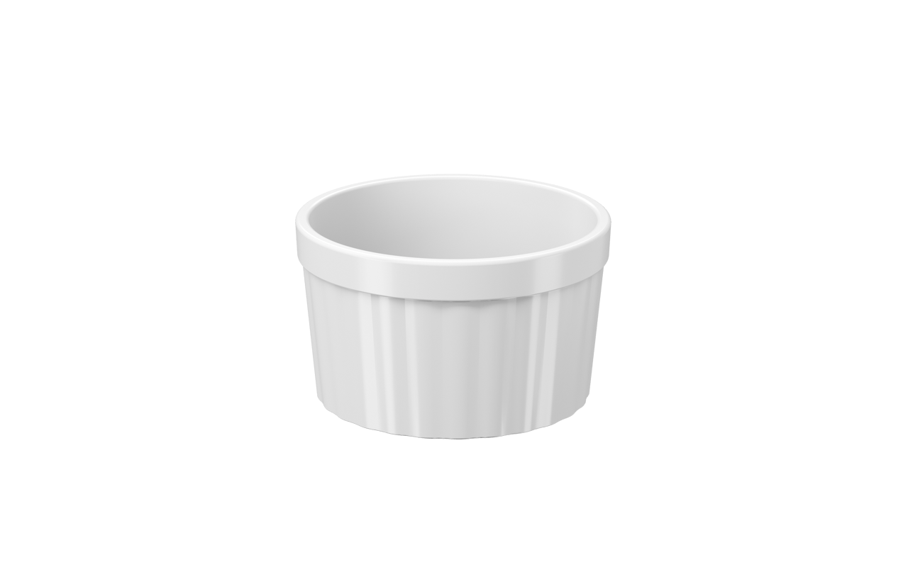 Ramekin 150ml Branco Uno Coza 7,9 X 4,7 Cm