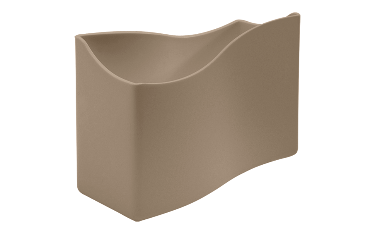 Porta-Guardanapo Cozy Pequeno 13,7 X 6 X 10 Cm - Warm Gray Coza