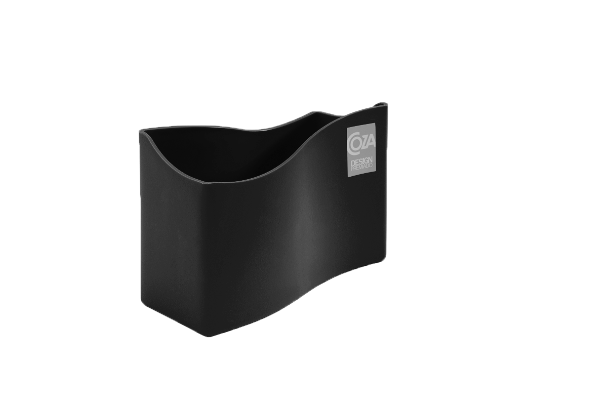 Porta-Guardanapo Cozy Pequeno 13,7 X 6 X 10 Cm - Preto Coza Preto