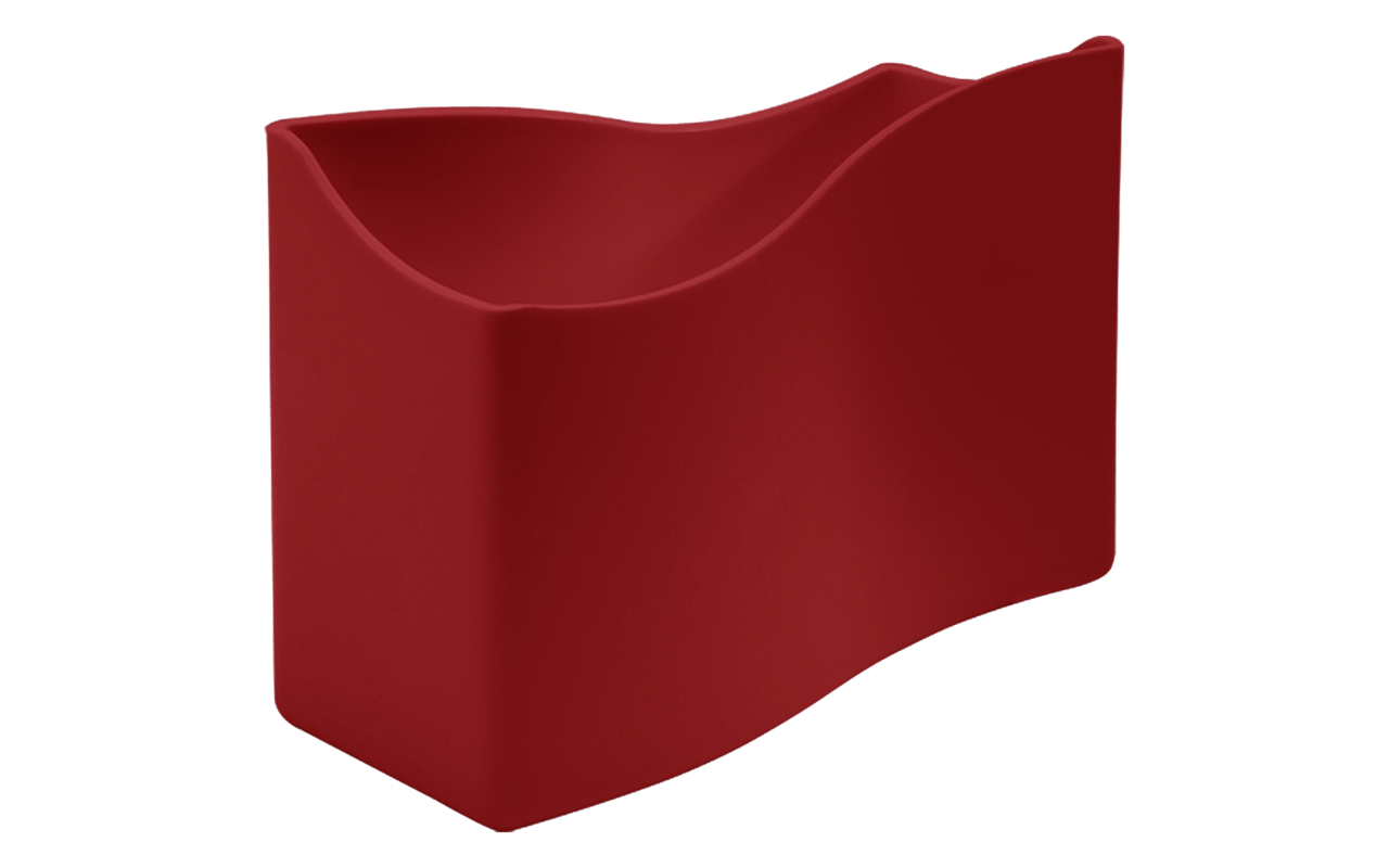 Porta-Guardanapo Cozy Pequeno 13,7 X 6 X 10 Cm - Vermelho Bold Coza Vermelho