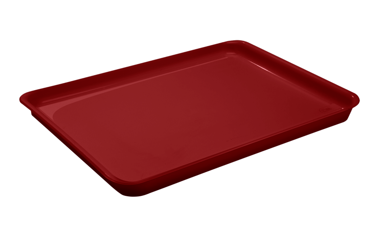 Bandeja A4 Casual 32,5 X 23,5 X 2,5 Cm Vermelho Bold Coza