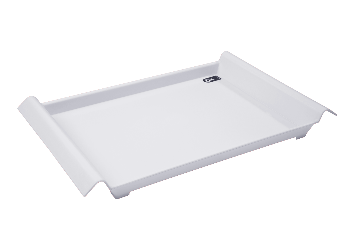 Bandeja Casual Grande 45,5 X 29,6 X 5 Cm Branco Coza