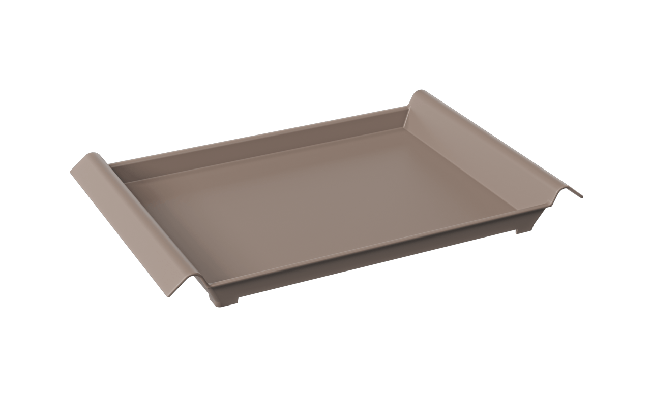 Bandeja Casual Grande 45,5 X 29,6 X 5 Cm Warm Gray Coza Coza